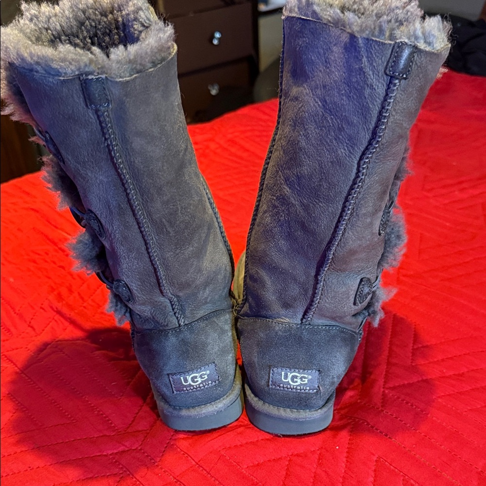 UGG Charcoal Sheepskin Boots